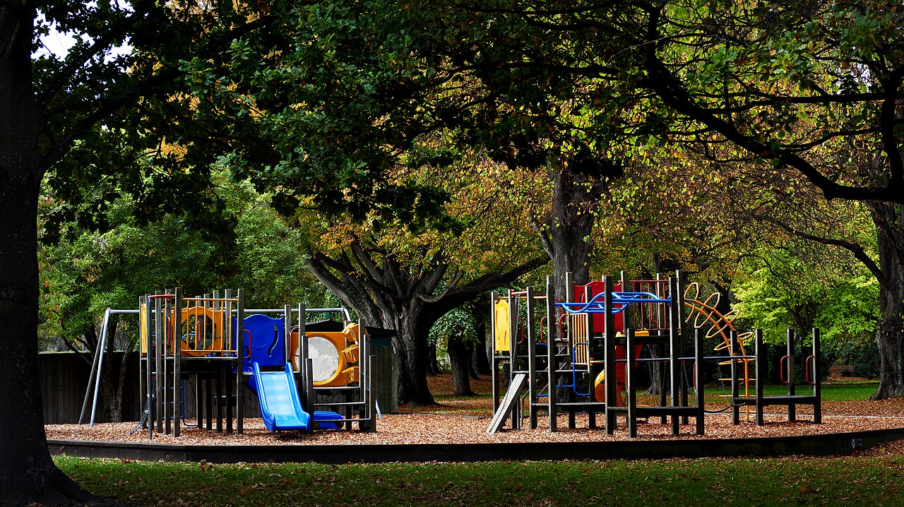 Illustrative photograph: An empty playground