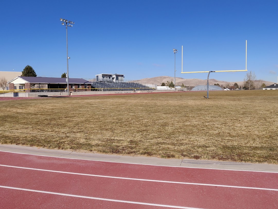 Illustrative photograph: A sports field