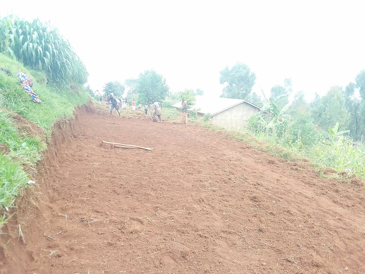 Illustrative photograph: Road construction